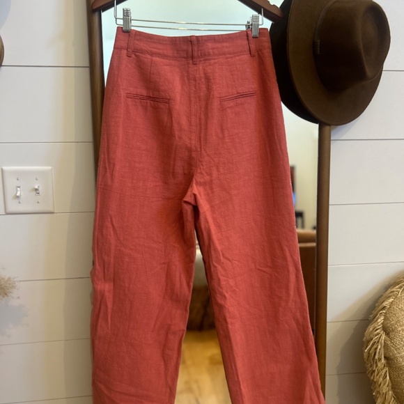 Mo : Vint New York Wide Leg Rust Pants Size Medium NWT - Picture 8 of 8